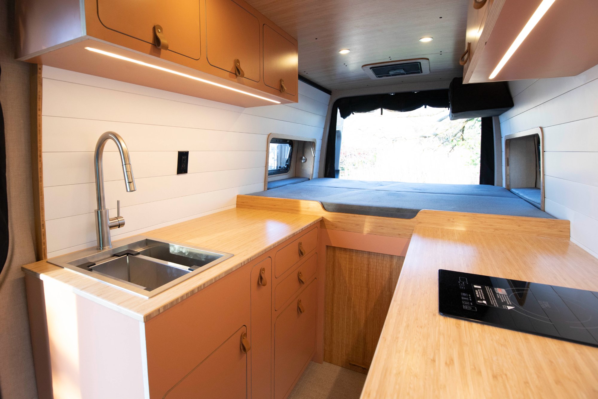 Interior galley and kitchen