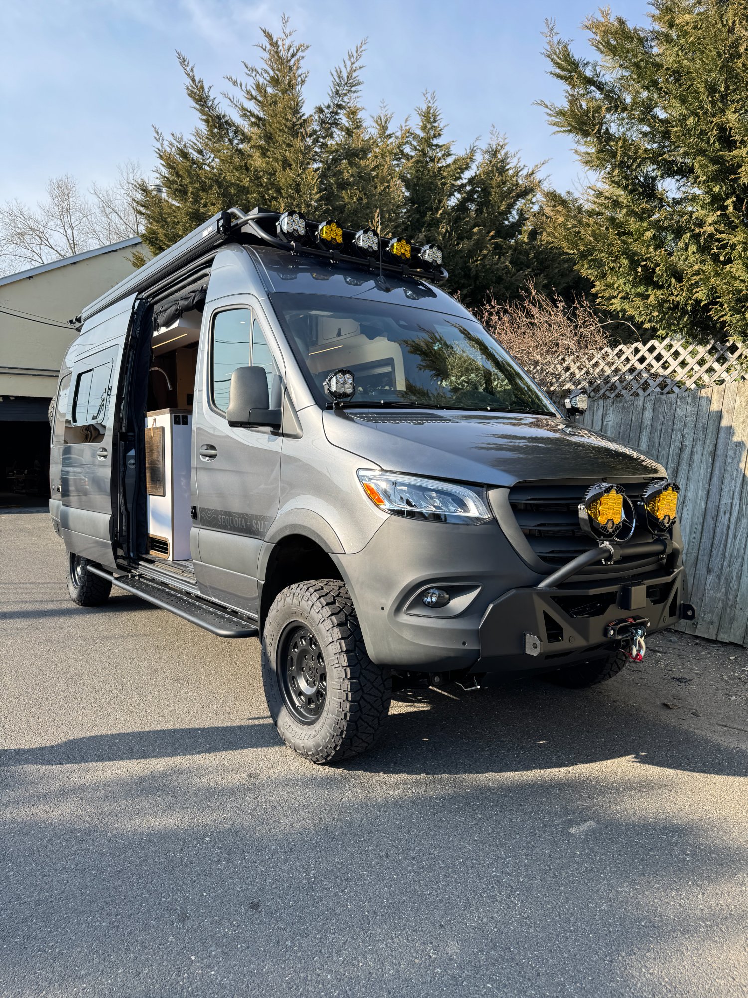 Van Dealer Finder — Sequoia + Salt Sprinter build