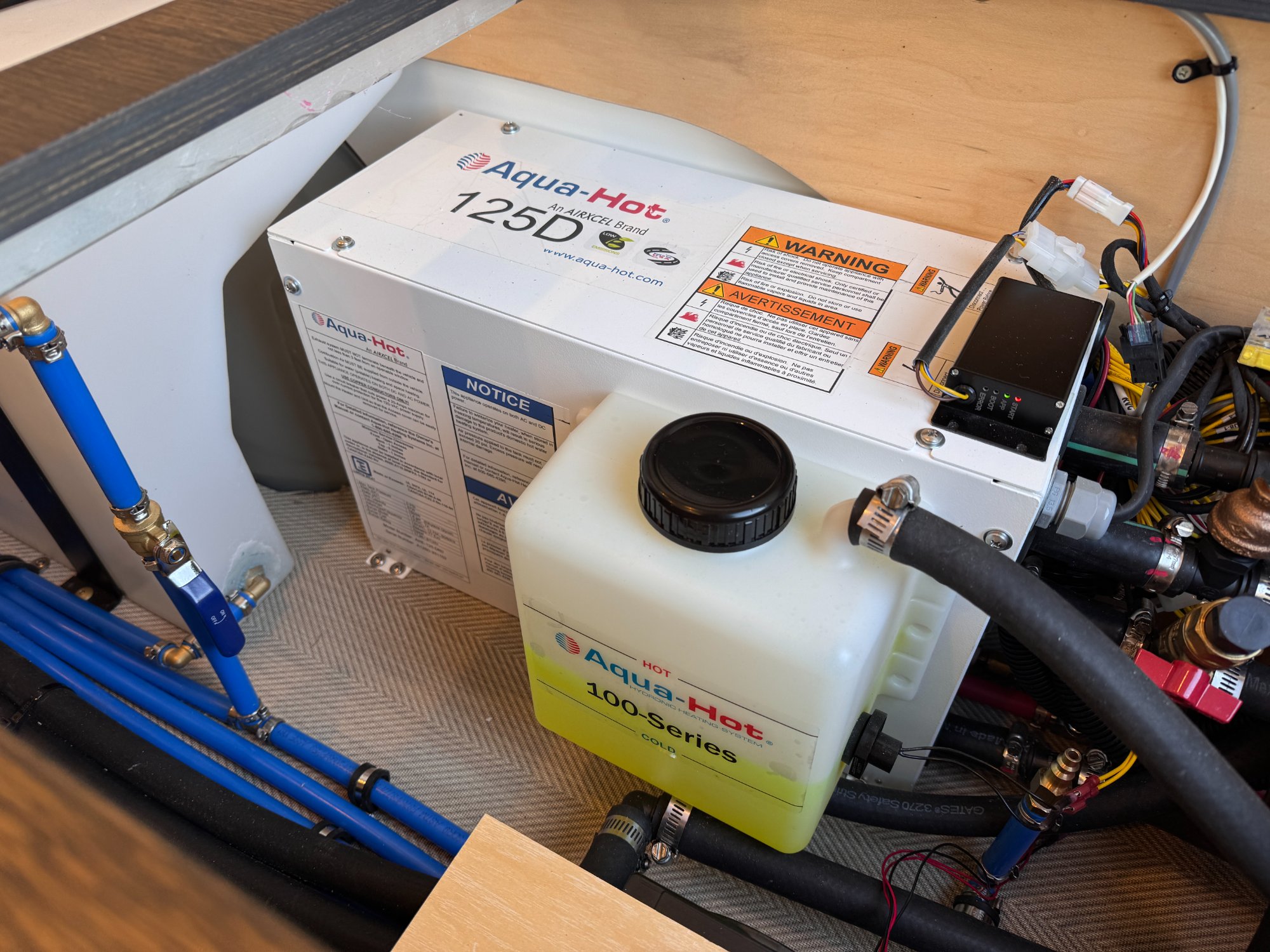 Aqua-Hot 125D diesel heater install