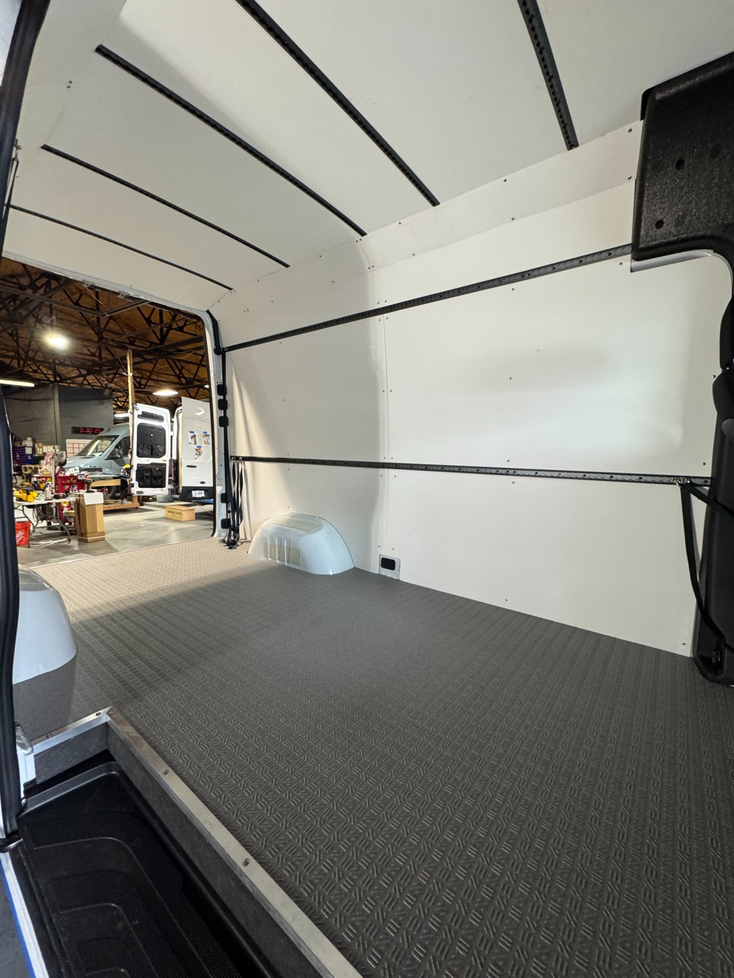 Van interior liner and flooring