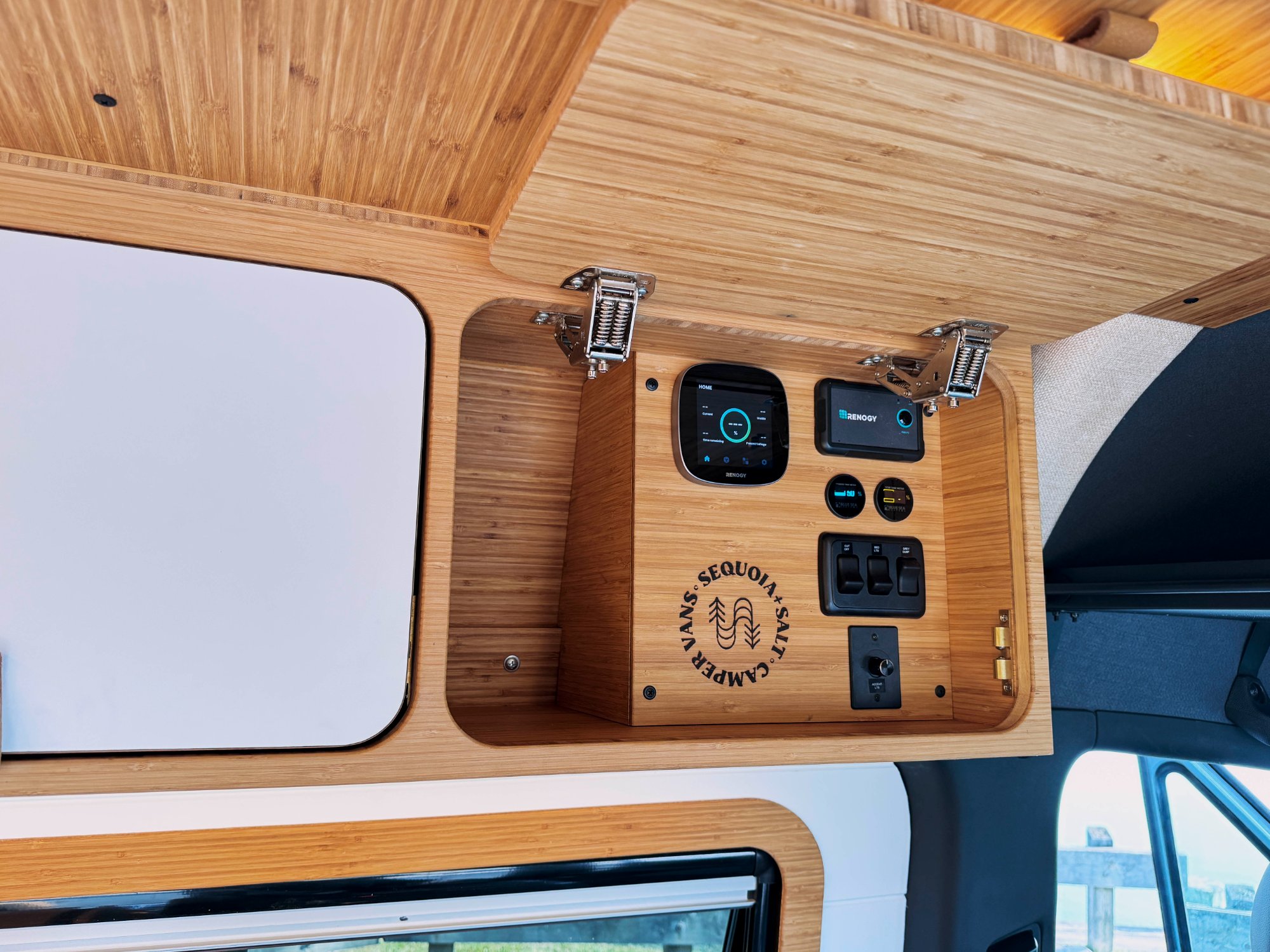 Loft — Sequoia + Salt Renogy power panel