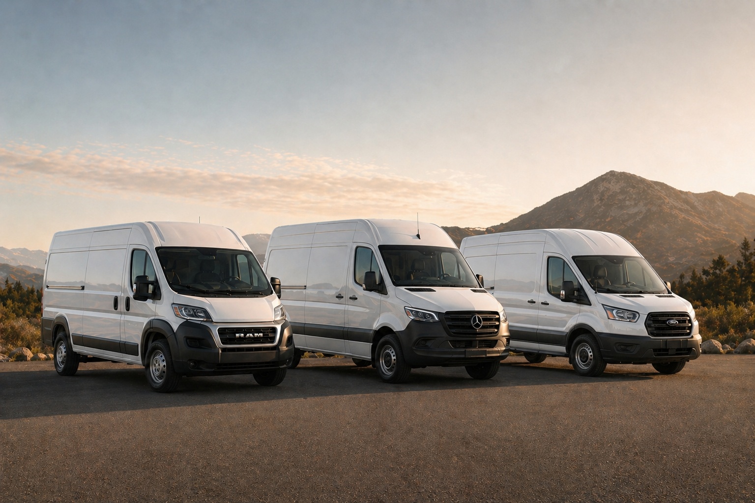 Sprinter, Transit, ProMaster chassis comparison