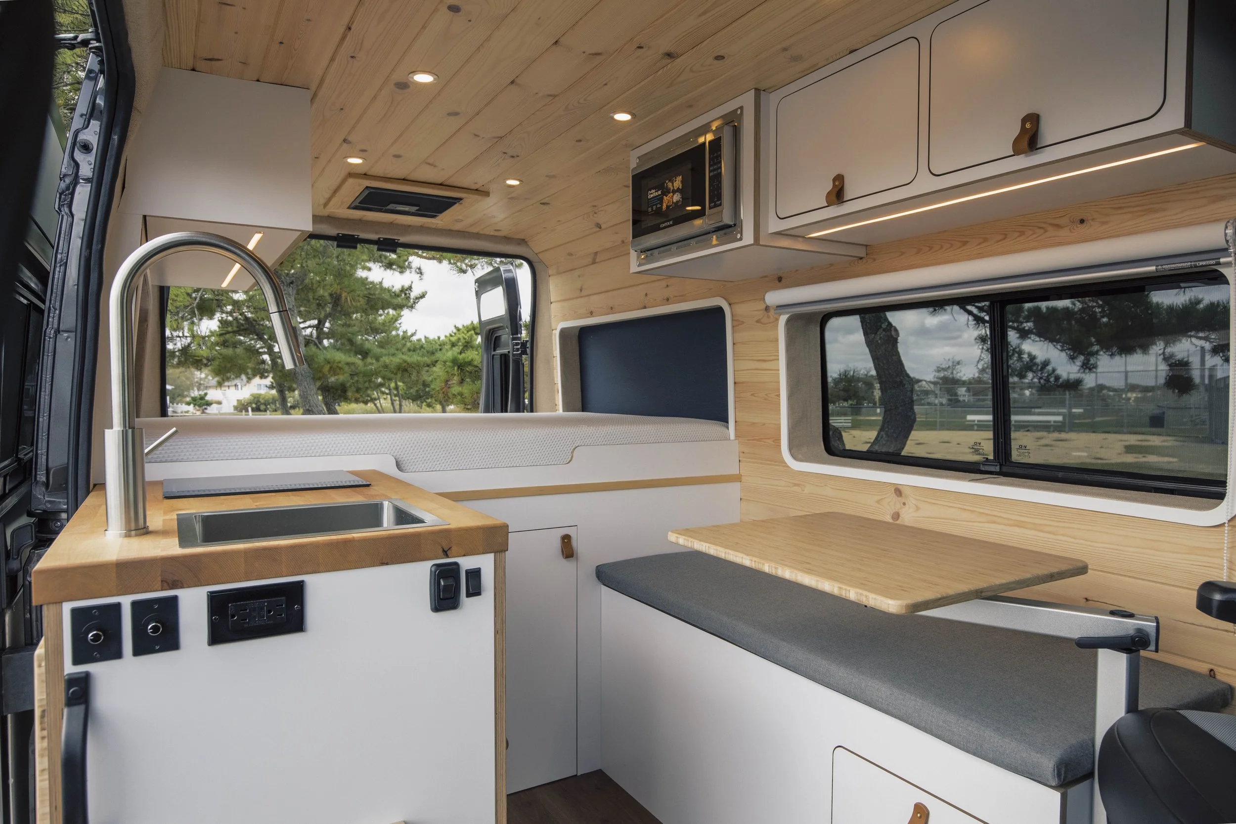 Berkshire campervan build interior