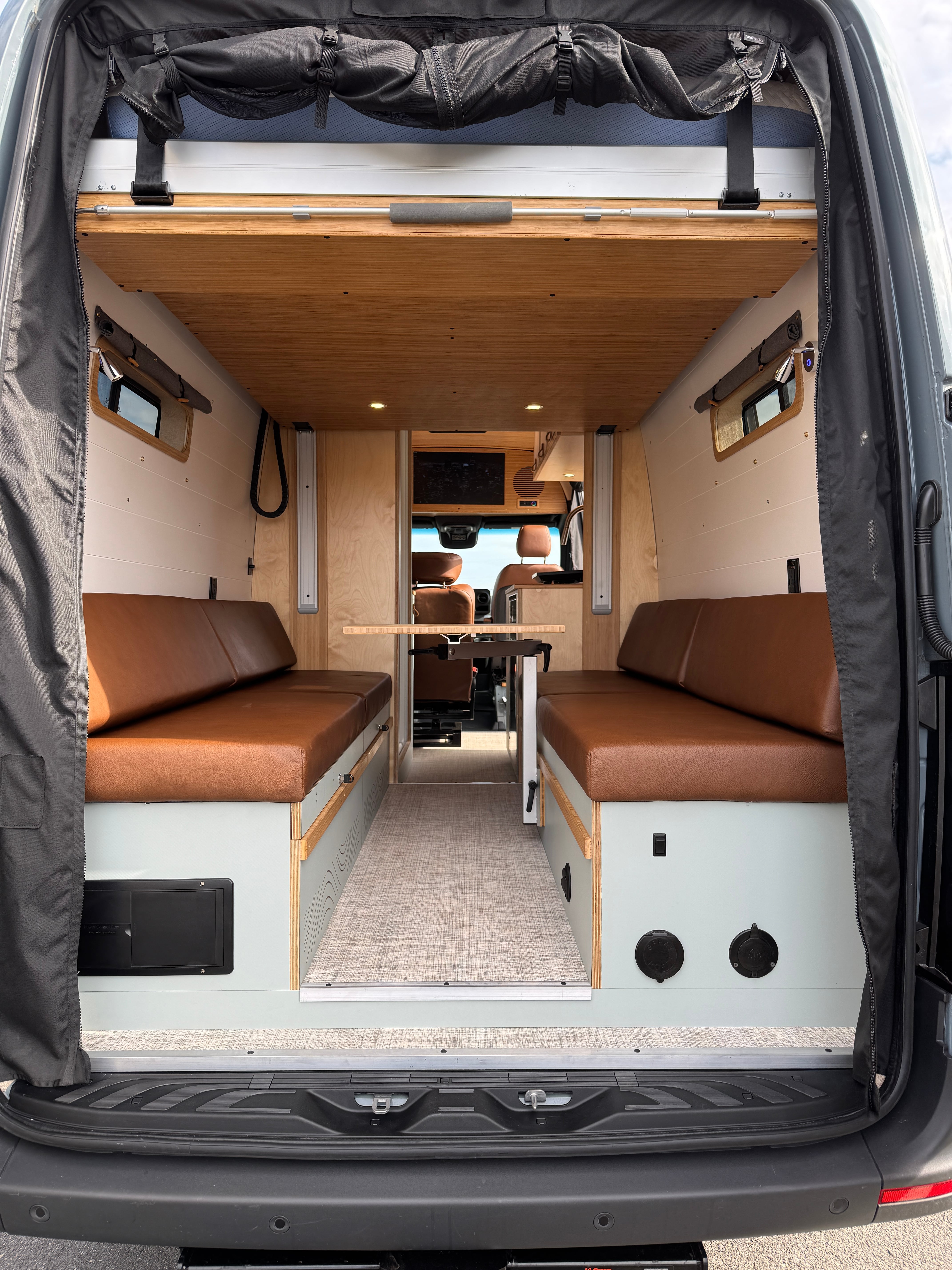 Family Van — Mercedes Sprinter 170, whole-cabin lounge and galley interior