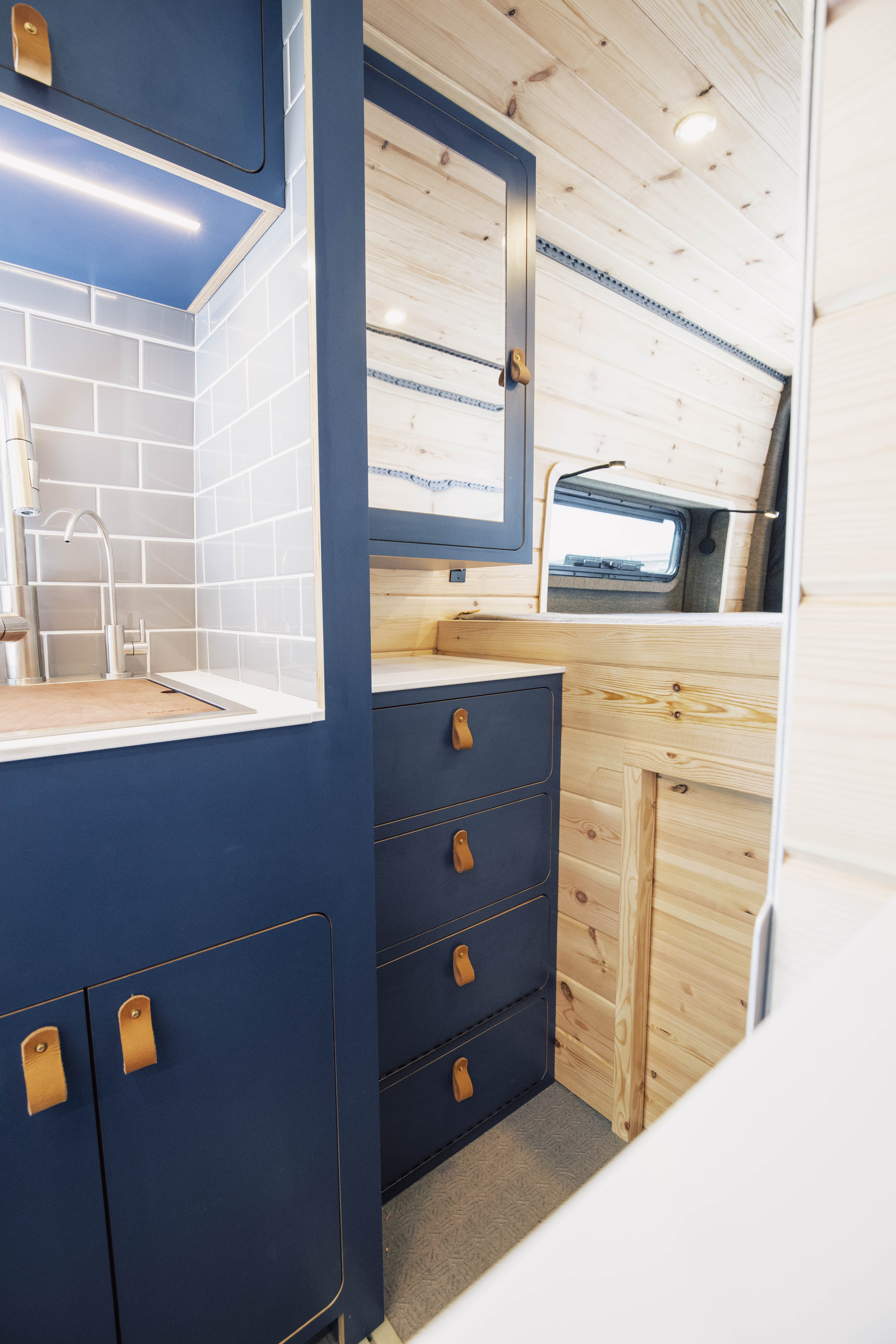 Frankenvan — cabinetry detail