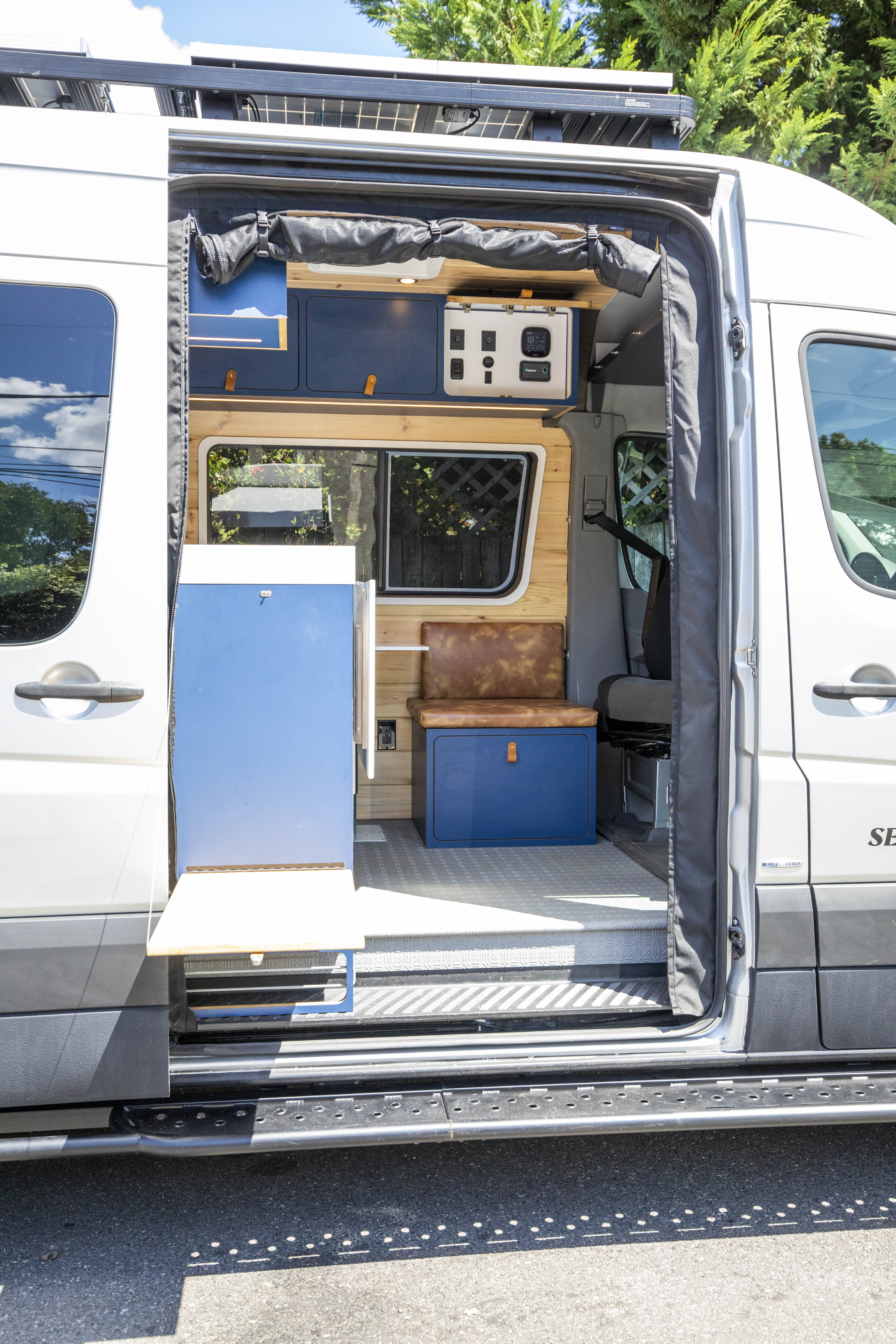 Frankenvan — interior side door reveal