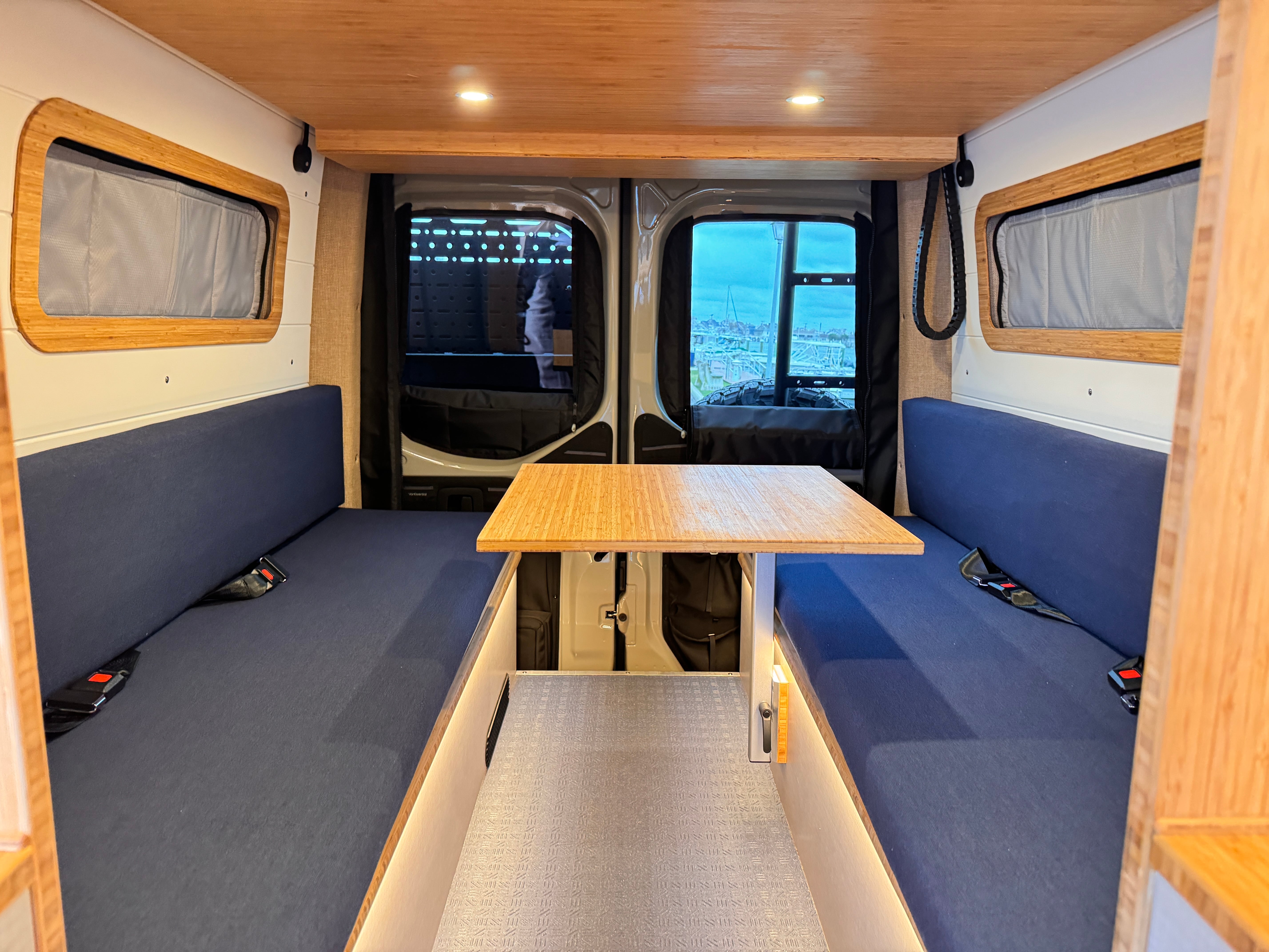 Oasis — Mercedes Sprinter 170, lounge and dinette interior