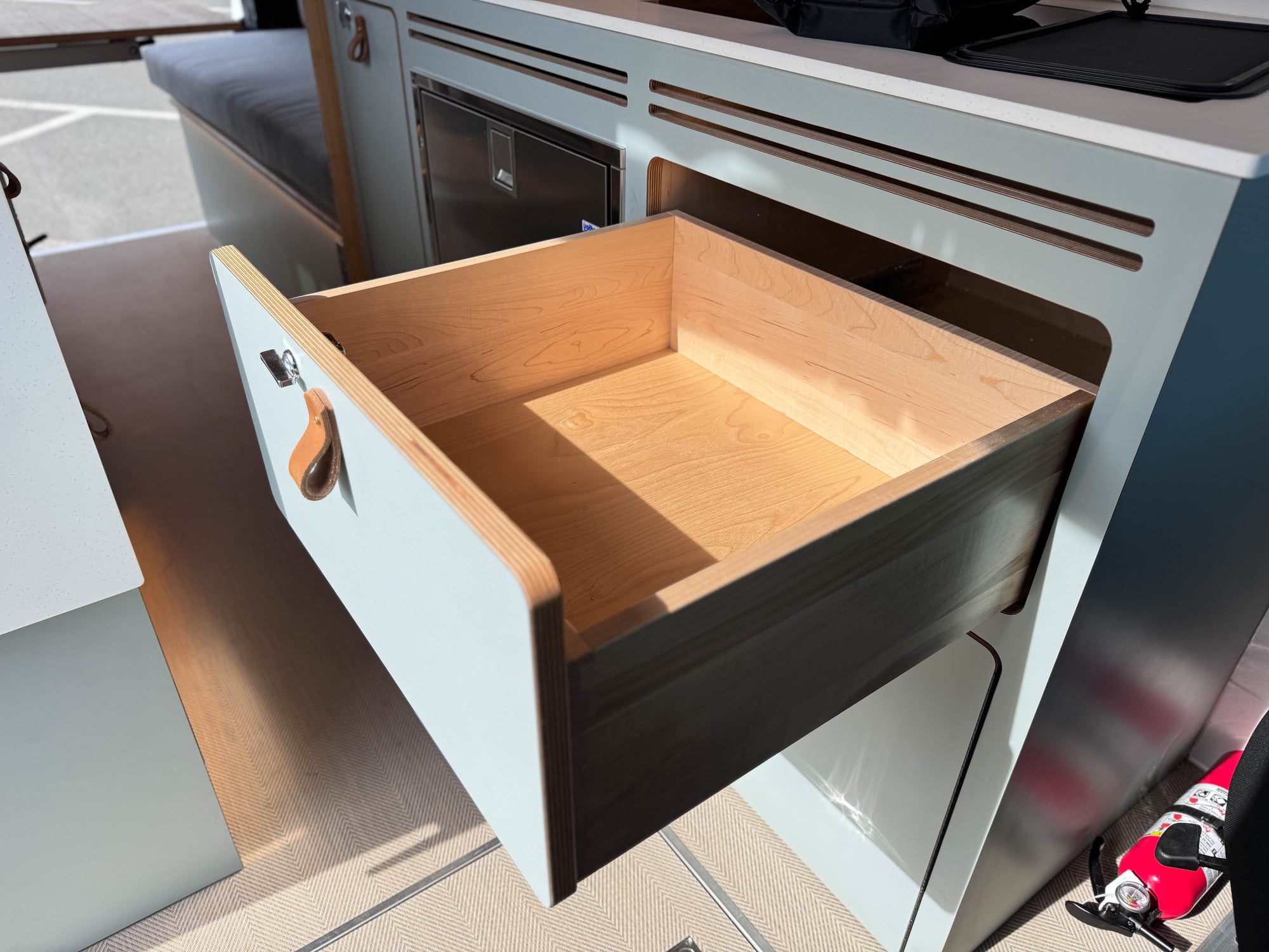 The Scout — deep bamboo storage drawer