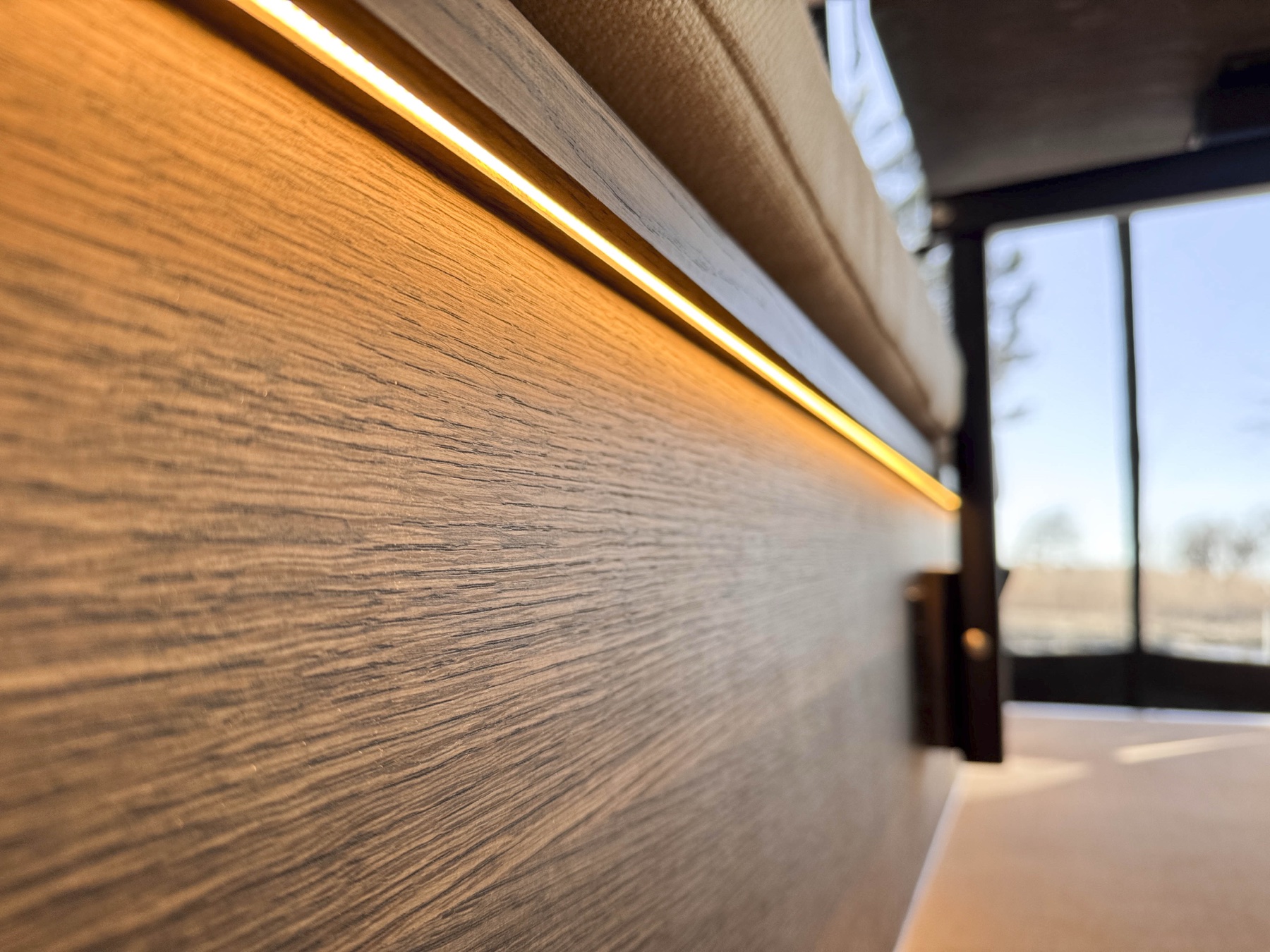 Overlay-face cabinet construction in a Sequoia + Salt Loft — real craft, not flip-quality work