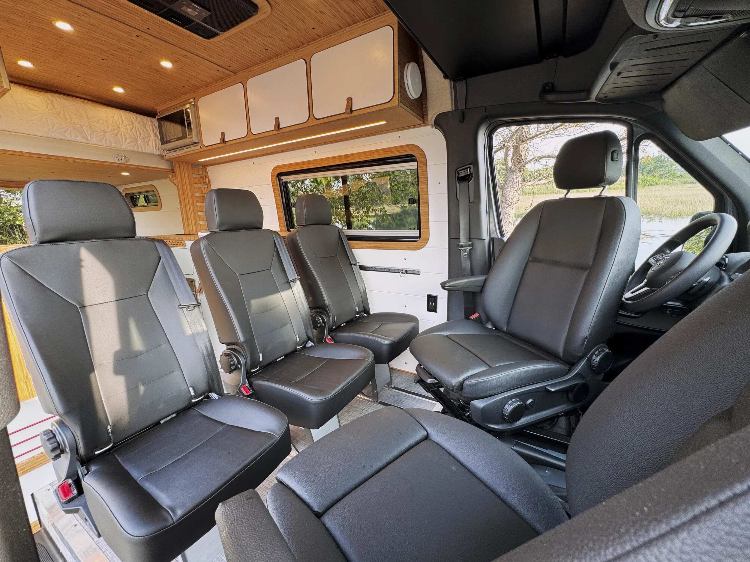 Loft — Empty Nester build, full interior with passenger seating