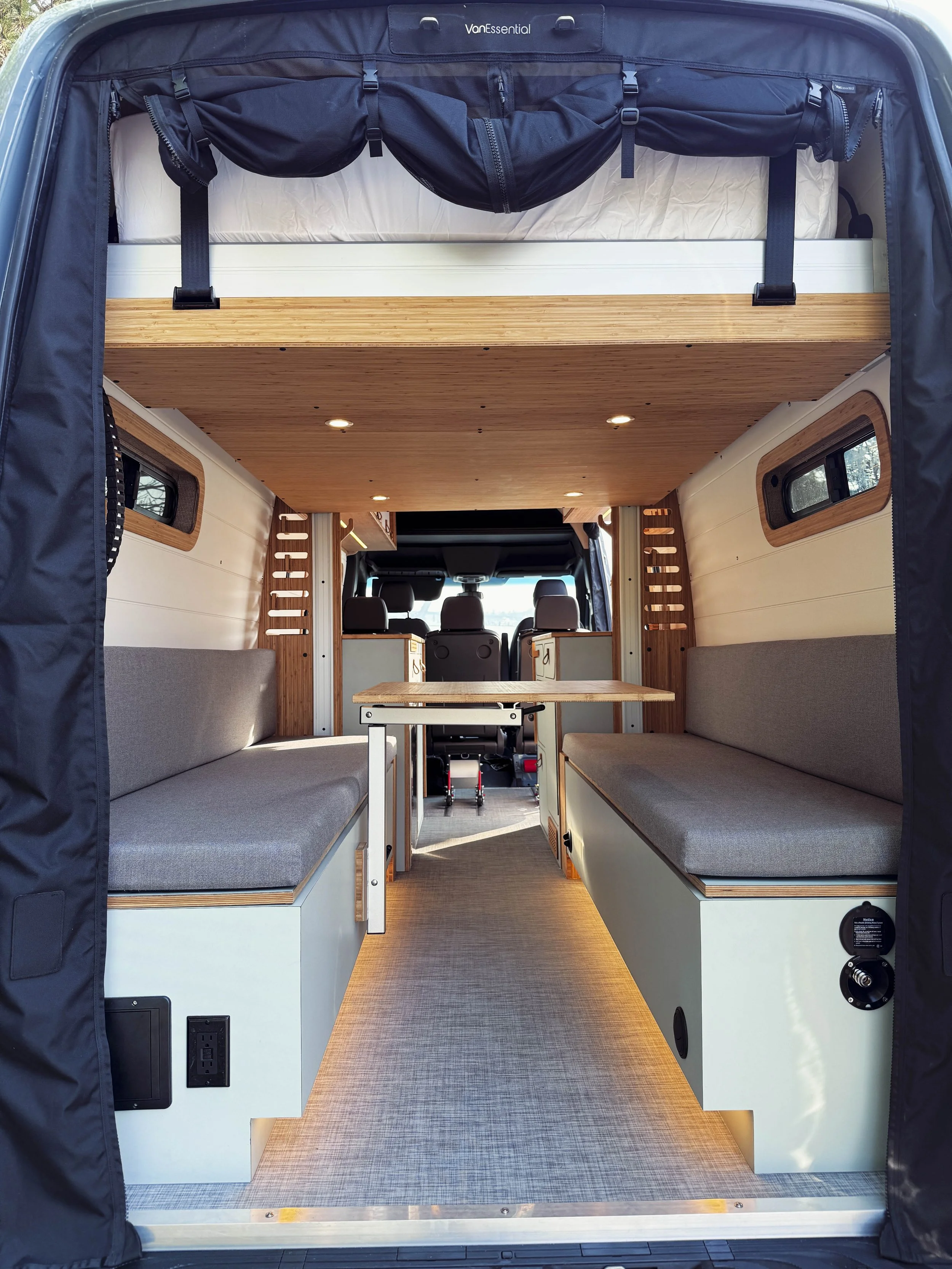 Loft — rear doors open, full interior view