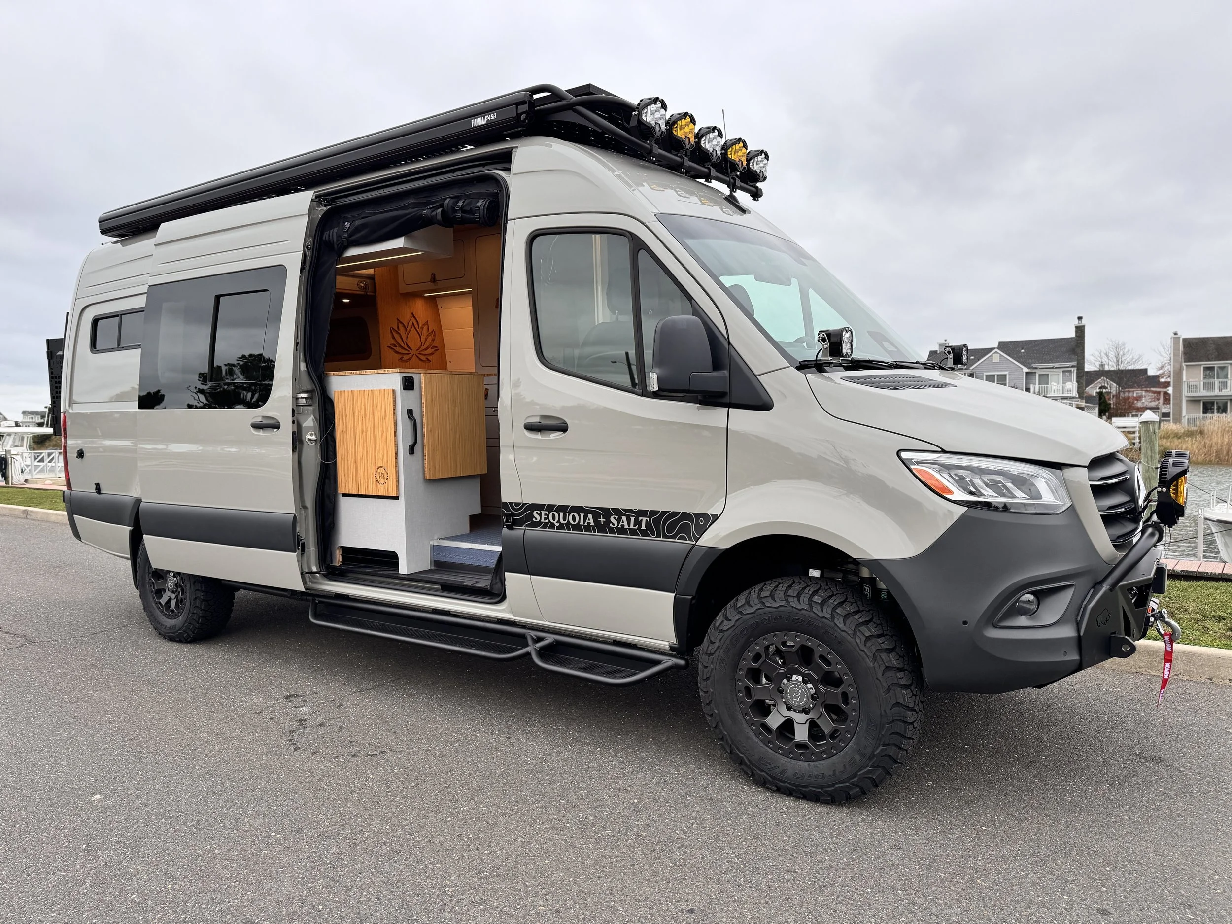 Loft lift-bed campervan on Mercedes Sprinter