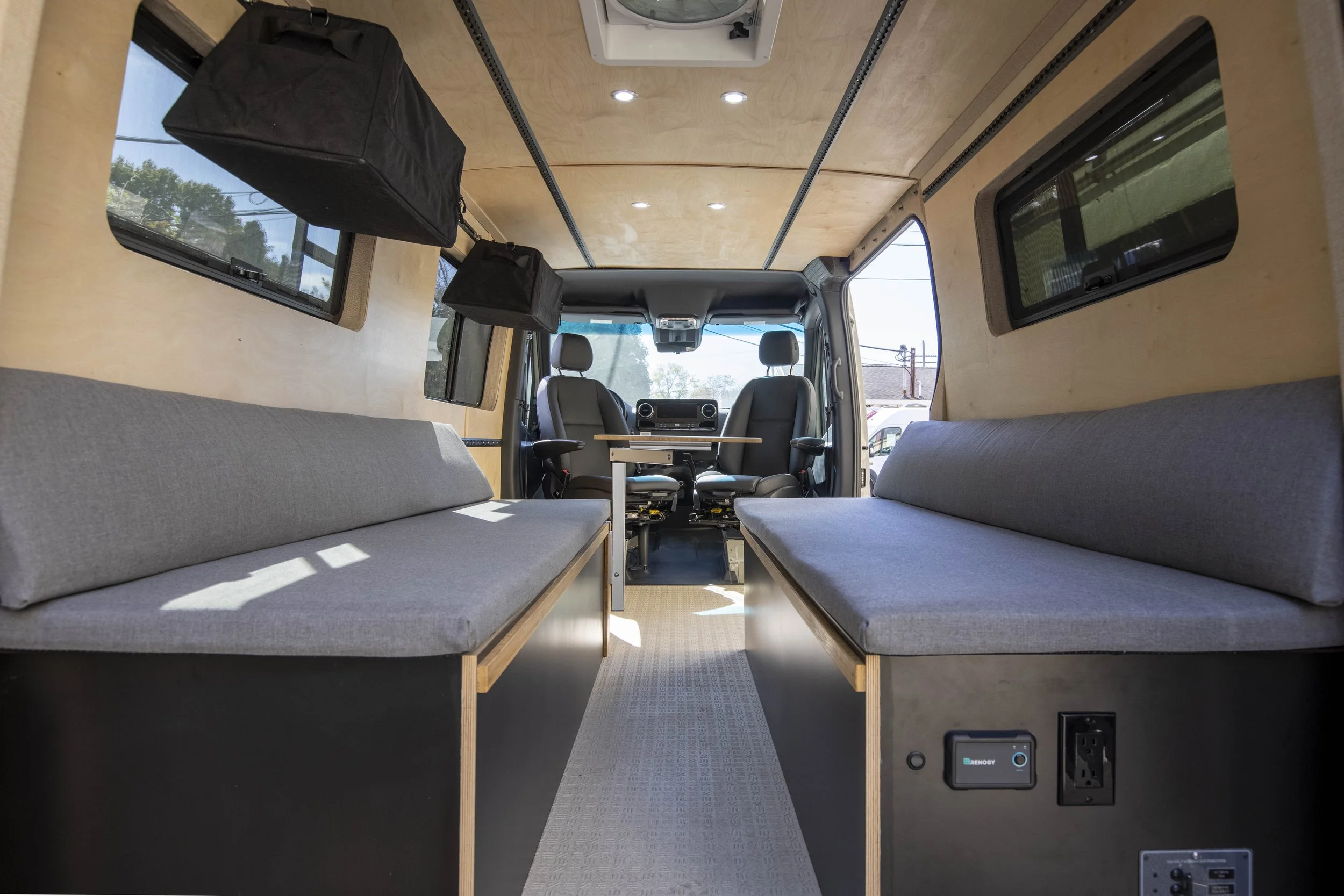 Utilitarian campervan build